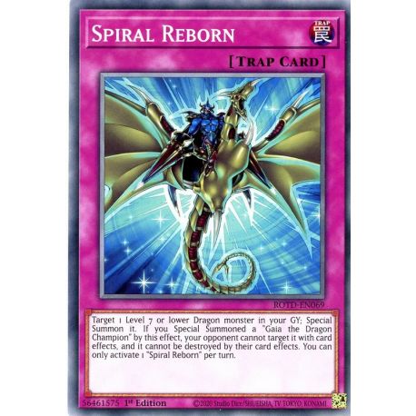 Spiral Reborn ROTD-EN069 Common Yu-Gi-Oh Card 1st Edition New 