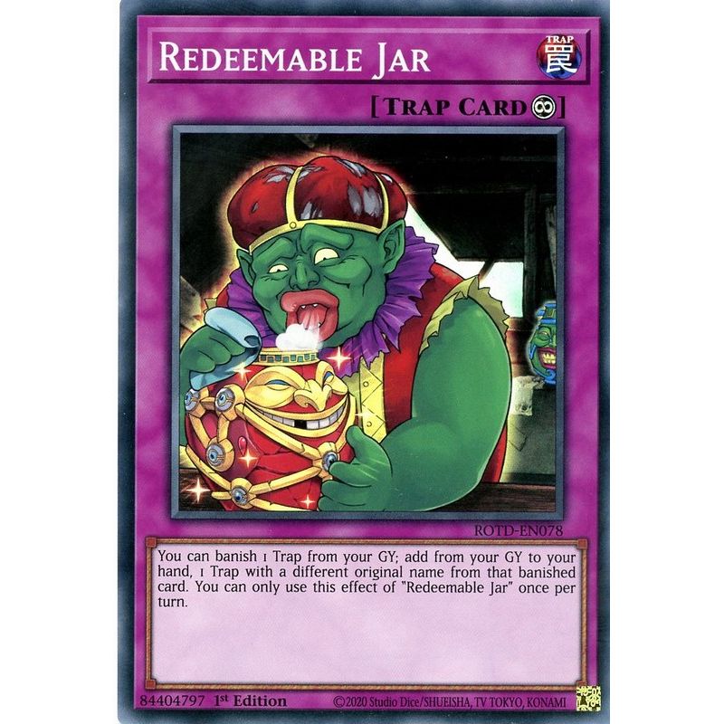 ROTD-EN078 Redeemable Jar Rise of the Duelist - Card Yu-gi-oh