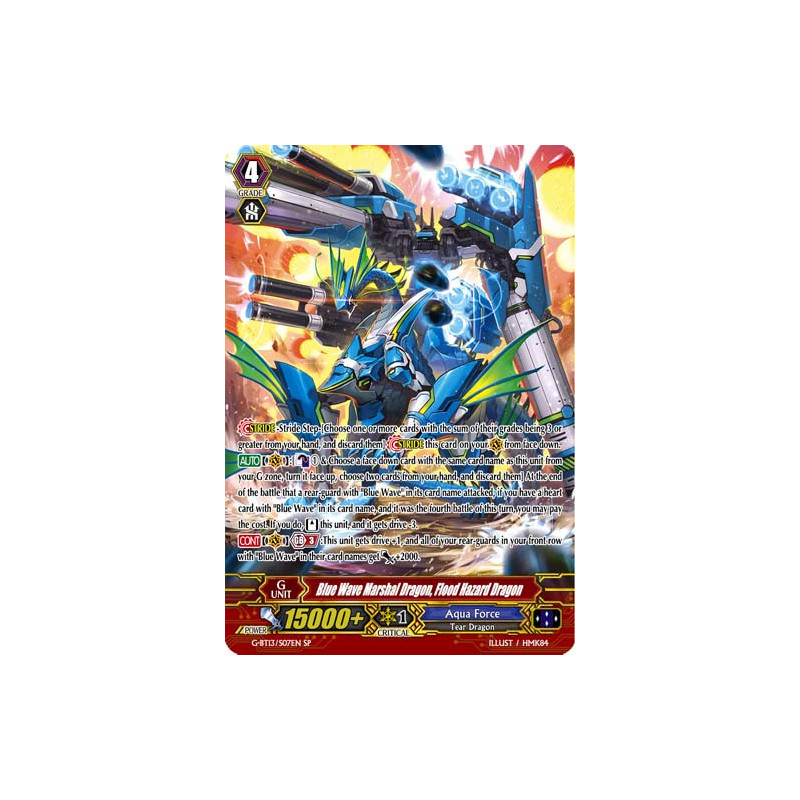 Vanguard_TCG_card_G-BT13_S07EN_SP_Blue_Wave_Marshal_Dragon_Flood_Hazard_Dragon_Ultimate_Stride
