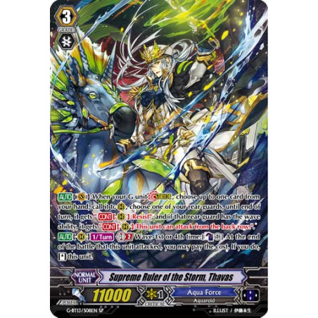 Vanguard_TCG_card_G-BT13_S08EN_SP_Supreme_Ruler_of_the_Storm_Thavas_Ultimate_Stride