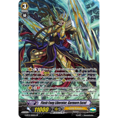 Vanguard_TCG_card_G-BT13_S10EN_SP_Flash_Fang_Liberator_Garmore_Excel_Ultimate_Stride
