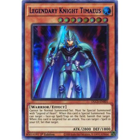 YGO DLCS-EN001 Chevalier Légendaire Timée (Purple)  / Legendary Knight Timaeus (Purple)