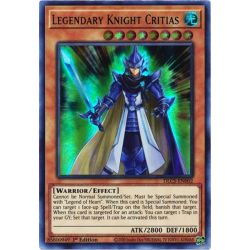 YGO DLCS-EN002 Legendary Knight Critias (Blue)