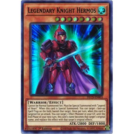 YGO DLCS-EN003 Chevalier Légendaire Hermocrate (Green)  / Legendary Knight Hermos (Green)