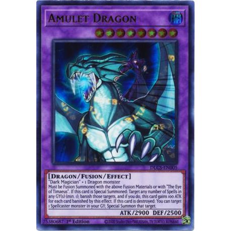 YGO DLCS-EN005 Dragon Amulette (Purple)  / Amulet Dragon (Purple)