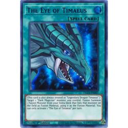 YGO DLCS-EN007 L'Œil de Timée (Blue)  / The Eye of Timaeus (Blue)