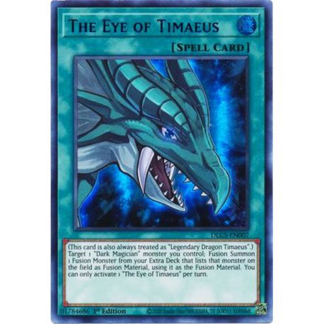 YGO DLCS-EN007 L'Œil de Timée (Blue)  / The Eye of Timaeus (Blue)