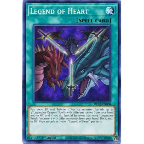 YGO DLCS-EN008 Légende du Cœur  / Legend of Heart