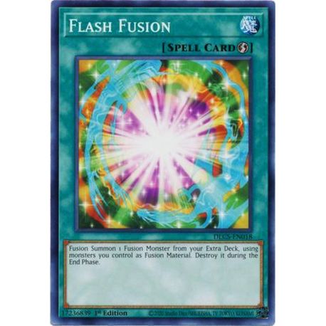 YGO DLCS-EN018 Fusion Flash  / Flash Fusion