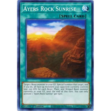 YGO DLCS-EN022 Ayers le Rocher du Soleil Levant  / Ayers Rock Sunrise