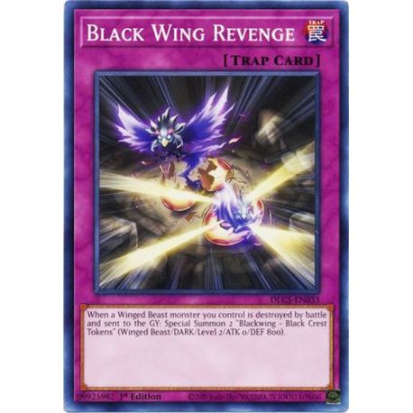 YGO DLCS-EN033 Black Wing Revenge