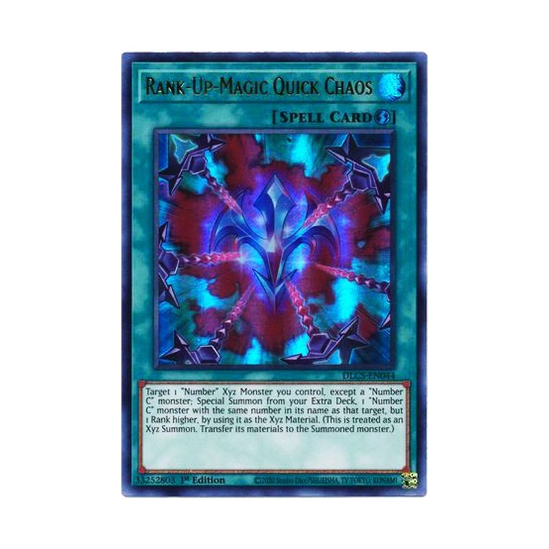 1st Edition Blue DLCS-EN044 - Ultra Rare Rank-Up-Magic Quick Chaos