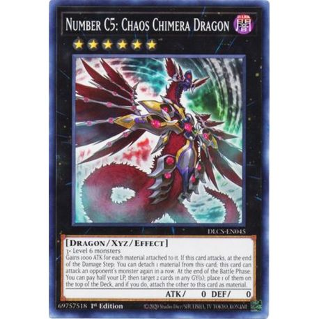 YGO DLCS-EN045 Numéro C5 : Dragon Chimère du Chaos  / Number C5: Chaos Chimera Dragon