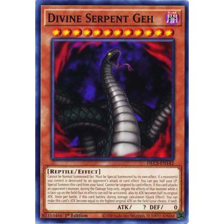 YGO DLCS-EN142 Geh le Serpent Divin  / Divine Serpent Geh