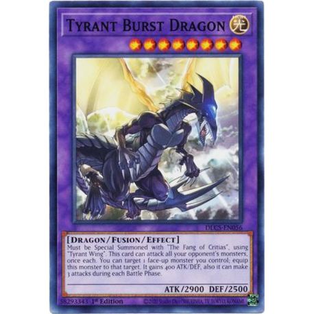 YGO DLCS-EN056 Dragon Explosion du Tyran  / Tyrant Burst Dragon