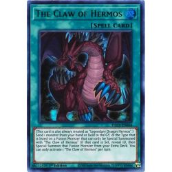 YGO DLCS-EN064 La Griffe d'Hermocrate (Blue)  / The Claw of Hermos (Blue)
