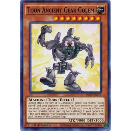 YGO DLCS-EN073 Golem Rouages Ancients Toon  / Toon Ancient Gear Golem