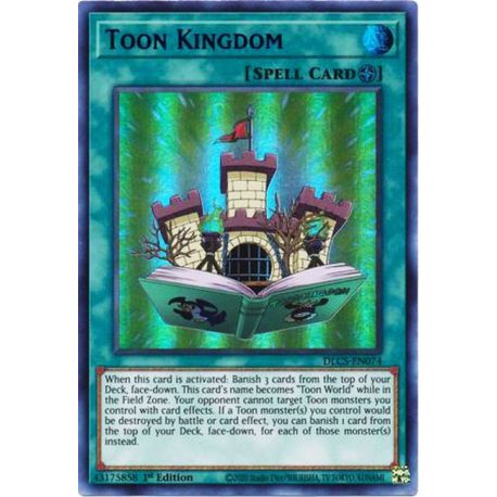 YGO DLCS-EN074 Royaume Toon (Green)  / Toon Kingdom (Green)