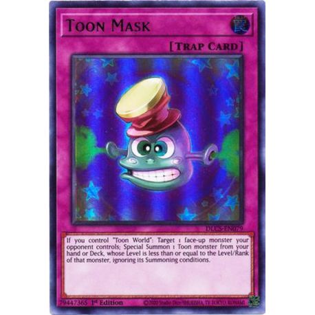 YGO DLCS-EN079 Toon Mask (Blue)