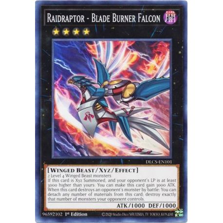 YGO DLCS-EN101 Raidraptor - Falco Lama Bruciante