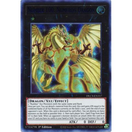 YGO DLCS-EN117 Numéro 100 : Dragon Numeron (Blue)  / Number 100: Numeron Dragon (Blue)