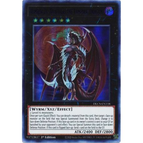 YGO DLCS-EN118 Número 24: Dragulas, el Dragón Vampírico (Green)