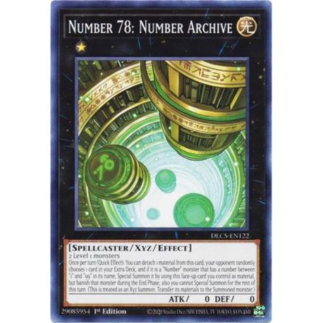 YGO DLCS-EN122 Nummer 78: Nummernarchiv