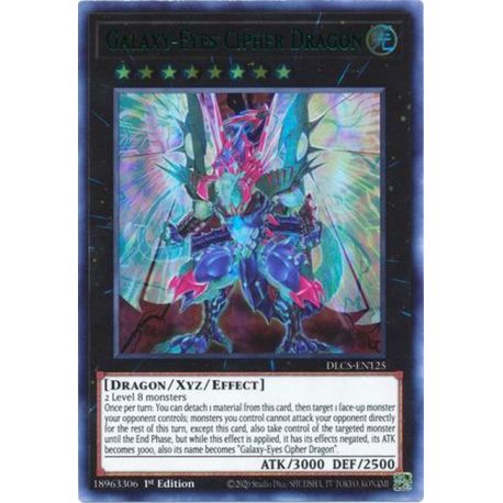 YGO DLCS-EN125 Dragon Cipher aux Yeux Galactiques (Blue)  / Galaxy-Eyes Cipher Dragon (Blue)