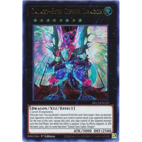 YGO DLCS-EN125 Dragón Cifrado de Ojos Galácticos (Actualizado de: Dragón Cifrado de Ojos de Galaxia) (Purple)