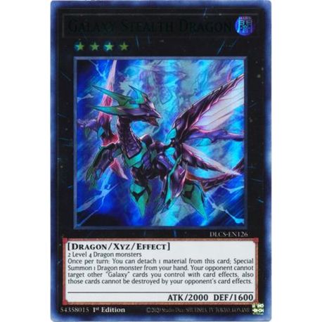 YGO DLCS-EN126 Drago Furtivo Galattico (Blue)