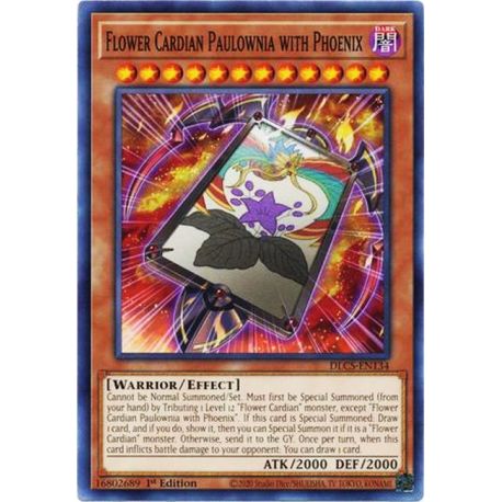 YGO DLCS-EN134 Fiore Cardian Paulownia con Fenice