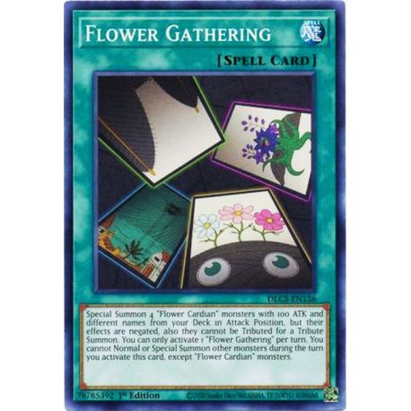 YGO DLCS-EN136 Recogiendo Flores