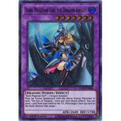 YGO DLCS-EN006 Dunkles Magier-Mädchen, die Drachenritterin (Blue)