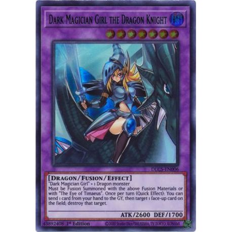 YGO DLCS-EN006 Magicienne des Ténèbres le Dragon Chevalier (Blue)  / Dark Magician Girl the Dragon Knight (Blue)