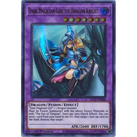 YGO DLCS-EN006 Dunkles Magier-Mädchen, die Drachenritterin (Purple)