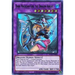 YGO DLCS-EN006 Dunkles Magier-Mädchen, die Drachenritterin (Alternate Art) (Blue)
