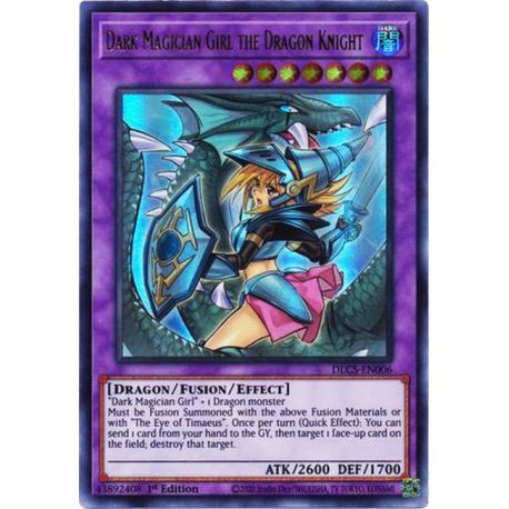 YGO DLCS-EN006 Dunkles Magier-Mädchen, die Drachenritterin (Alternate Art) (Purple)