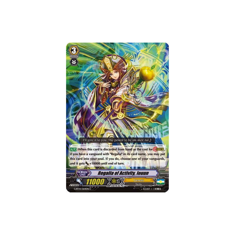 Vanguard_TCG_card_G-BT14_064EN_C_Regalia_of_Activity_Iouun_Divine_Dragon_Apocrypha