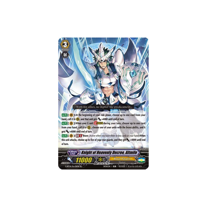 Vanguard_TCG_card_G-BT14_Re01EN_Re_Knight_of_Heavenly_Decree_Altmile_Divine_Dragon_Apocrypha