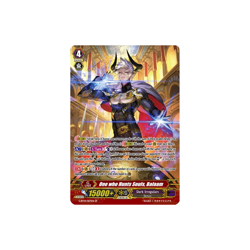 Vanguard_TCG_card_G-BT14_S07EN_SP_One_who_Hunts_Souls_Balaam_Divine_Dragon_Apocrypha