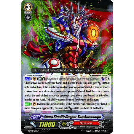 Vanguard_TCG_card_FC02_012EN_RRR_Shura_Stealth_Dragon_Yozakuracongo_Fighters_Collection_2014
