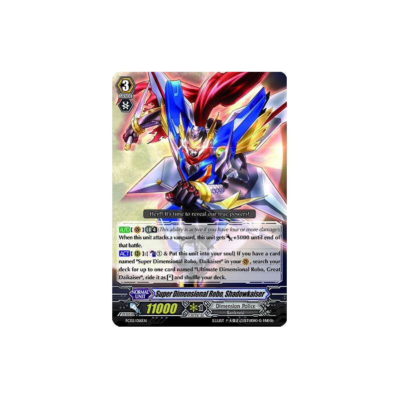 Vanguard_TCG_card_FC02_016EN_RRR_Super_Dimensional_Robo_Shadowkaiser_Fighters_Collection_2014