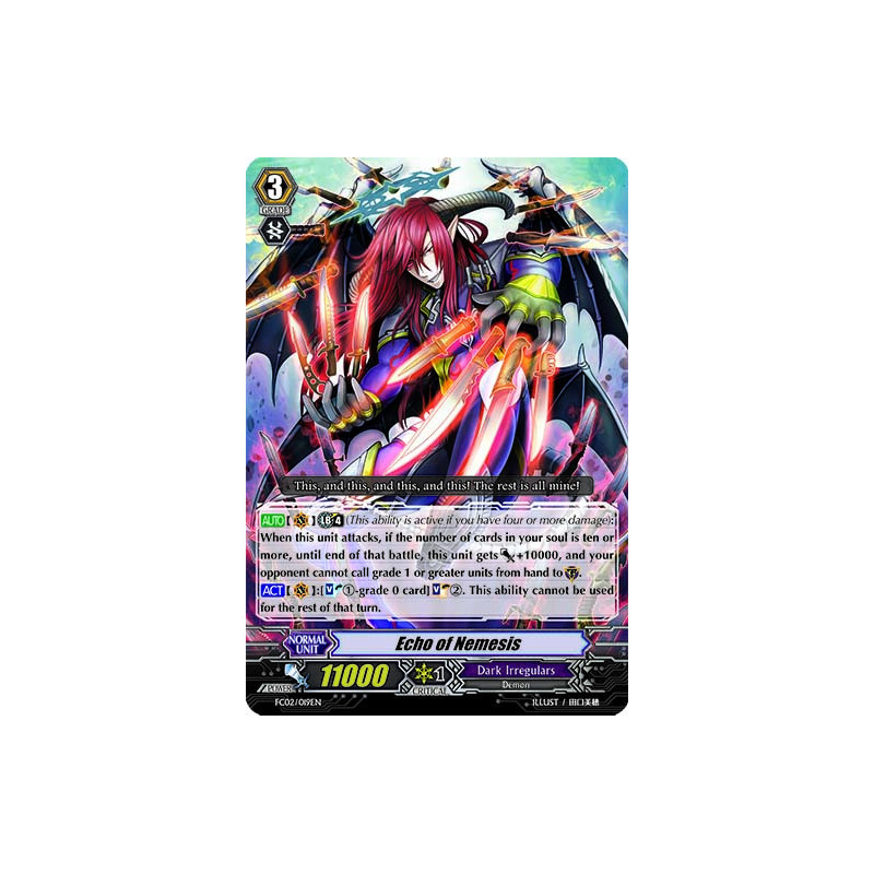 Vanguard_TCG_card_FC02_019EN_RRR_Echo_of_Nemesis_Fighters_Collection_2014