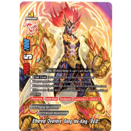 BFE S-UB06 S-PR/121EN PR Ethereal Overlord, Gang the King "Re:B"