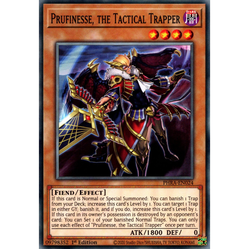 Details about   Prufinesse the Tactical Trapper PHRA-EN024 Common Yu-Gi-Oh Card 1st Edition New 