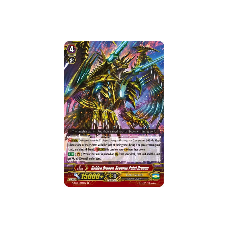 Vanguard_TCG_card_G-FC01_029ENRR_Golden_Dragon_Scourge_Point_Dragon_Fighters_Collection_2015