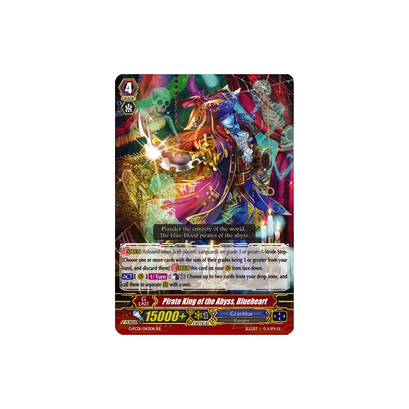 Vanguard_TCG_card_G-FC01_043ENRR_Pirate_King_of_the_Abyss_Blueheart_Fighters_Collection_2015_Winter