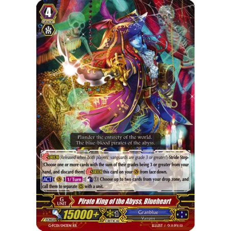 Vanguard_TCG_card_G-FC01_043ENRR_Pirate_King_of_the_Abyss_Blueheart_Fighters_Collection_2015_Winter