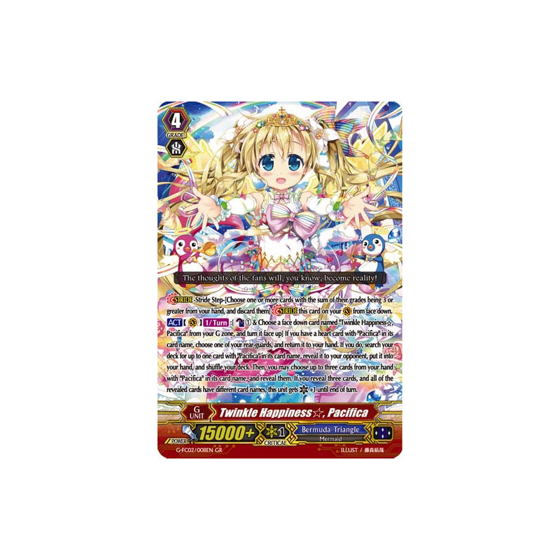 Vanguard_TCG_card_G-FC02_008ENGR_Twinkle_Happiness☆_Pacifica_Fighters_Collection_2015_Winter
