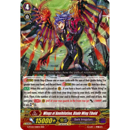 Vanguard_TCG_card_G-FC02_018ENRRR_Wings_of_Annihilation_Blade_Wing_Tibold_Fighters_Collection_2015_Winter